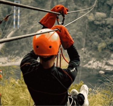 Ziplining at Shnongpdeng